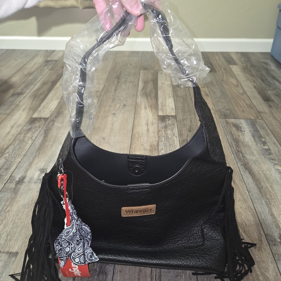 Wrangler Black Fringe Women's Bag
